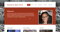 Desktop Screenshot of keishablain.com